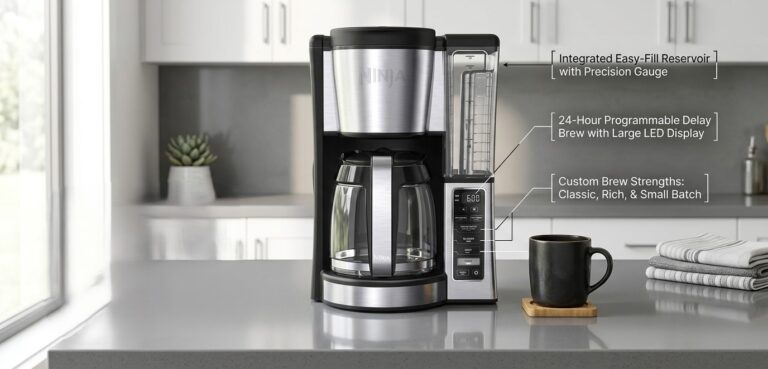 Ninja Fresh Brew Coffee Maker (CE251): A Practical Look at This 12-Cup Stainless Steel Drip Coffee Maker